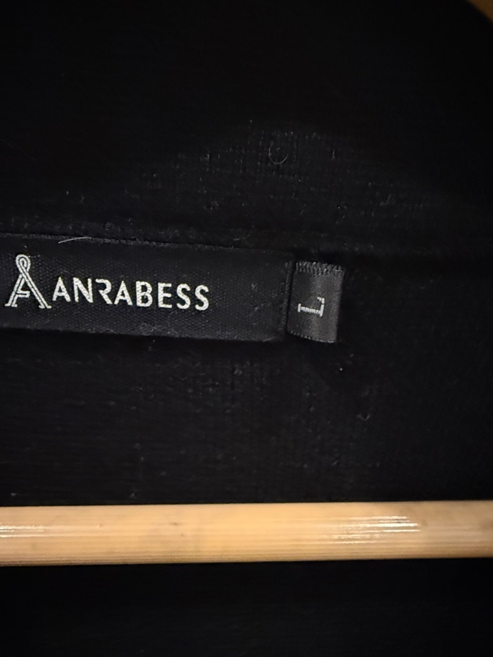Antares’s Black Long Open-Front Cardigan Coatigan - Picture 3 of 3